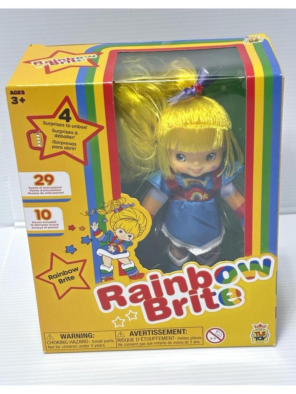 Rainbow Brite Surprise Unbox Figure Articulated Doll 4 Surprises TLS Toy NIB